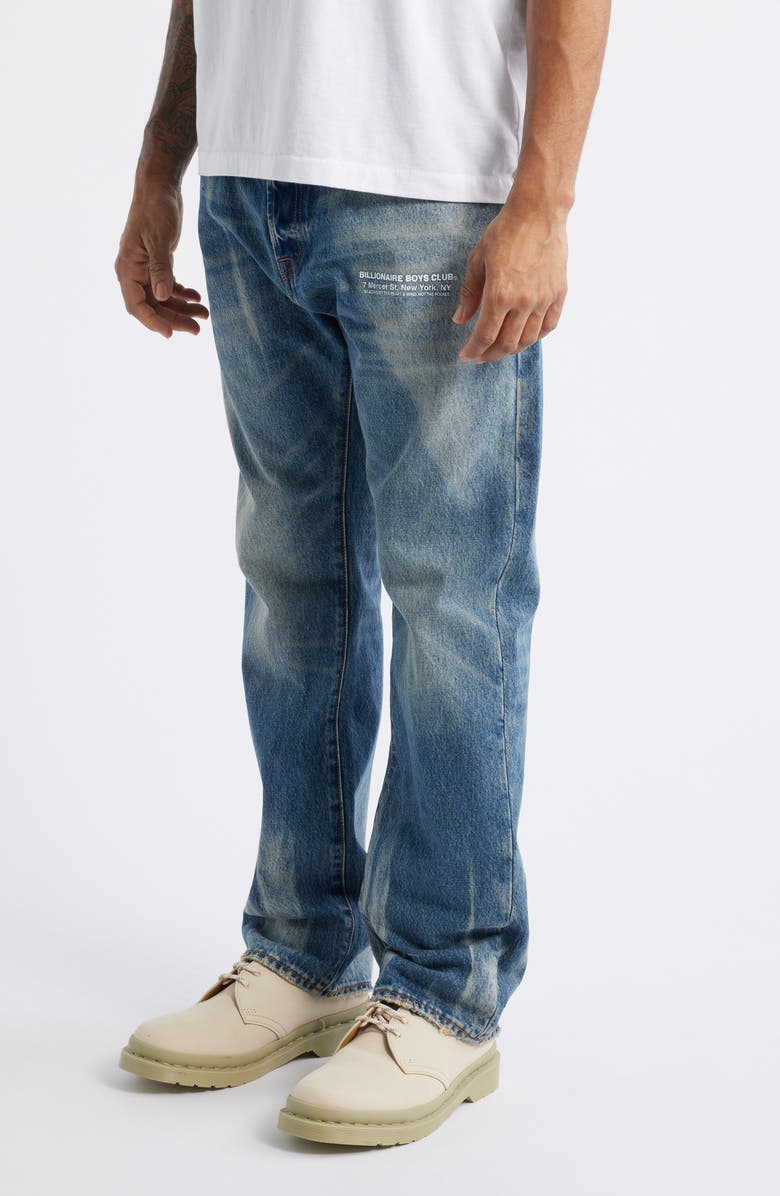 Billionaire Boys Club BB Dune Heart Fit Distressed Jeans, Alternate, color, 