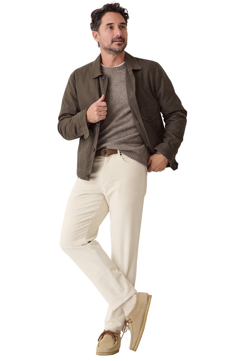 Flex Terry Moleskin 5-Pocket Pants, Alternate, color, NATURAL