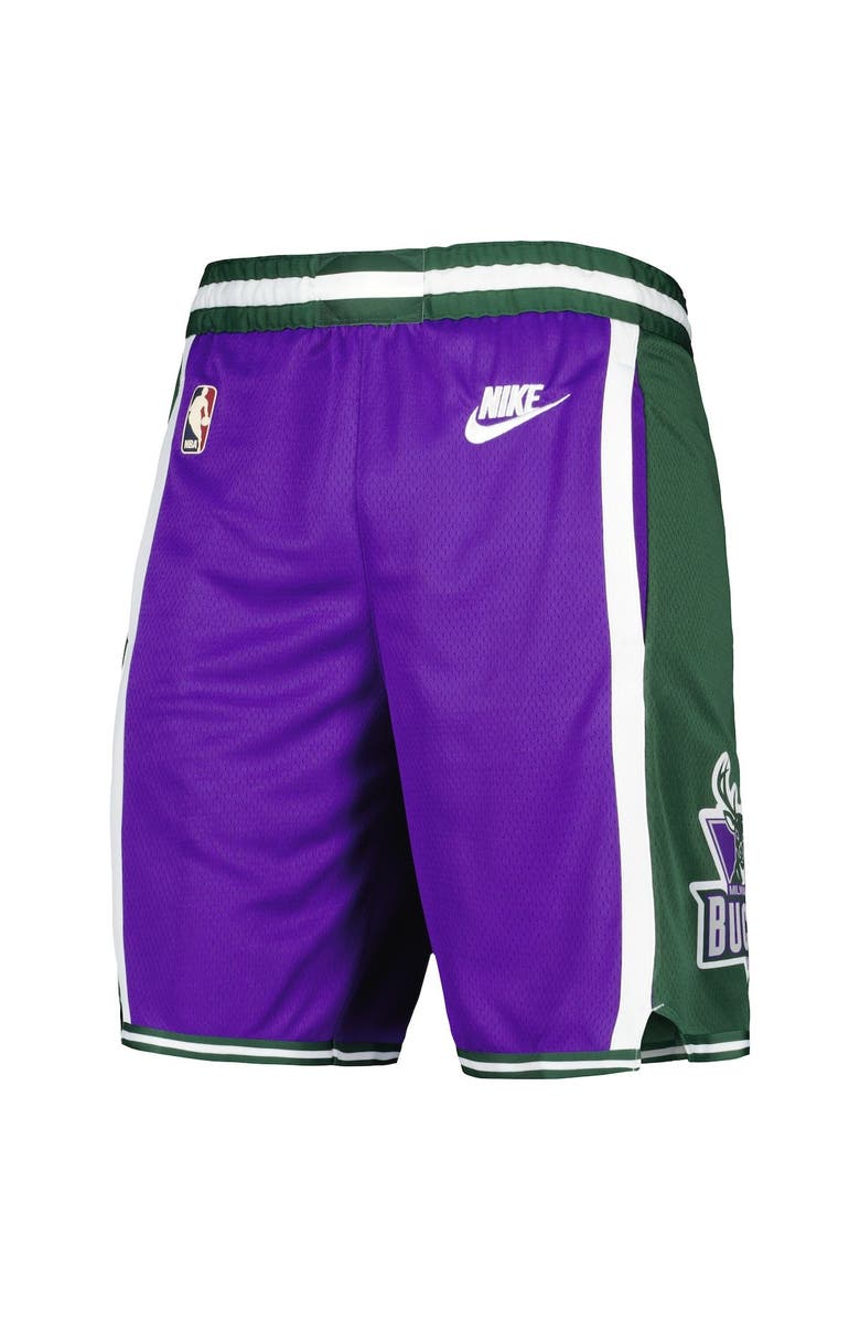Nike Men's Nike Purple Milwaukee Bucks 2022/23 Classic Edition Swingman Performance Shorts, Alternate, color, Purple
