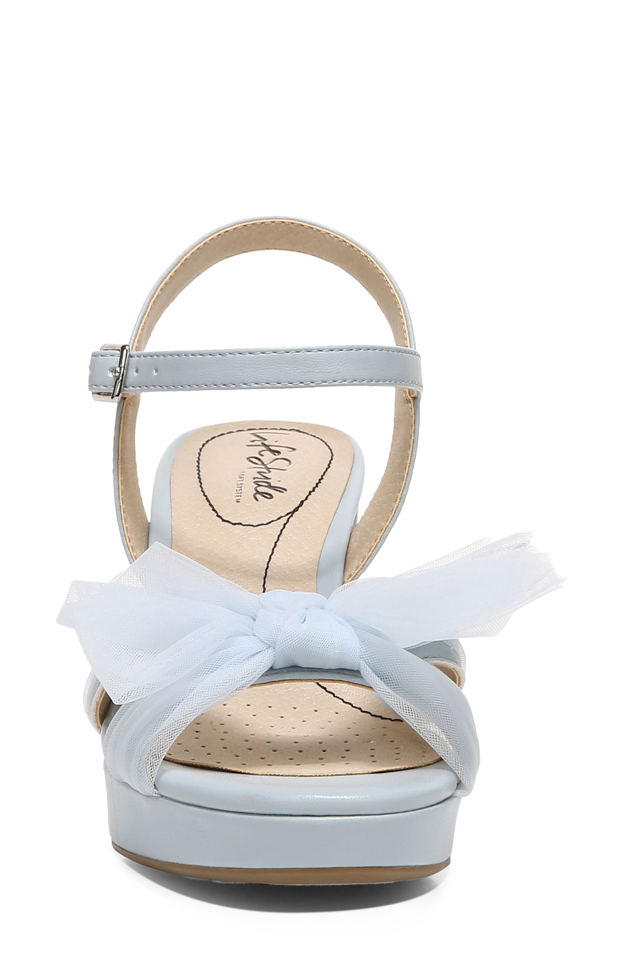 LifeStride Last Dance Platform Sandal, Alternate, color, Pearl Blue