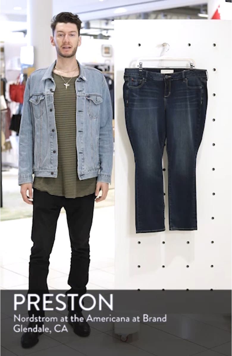 Stretch Ankle Boyfriend Jeans, sales video thumbnail