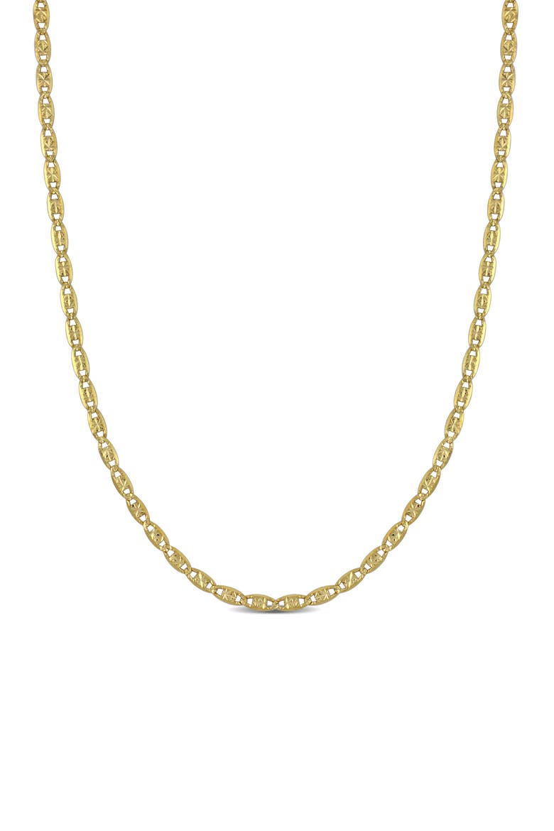 2mm Valentino Star Chain Necklace, Main, color, GOLD