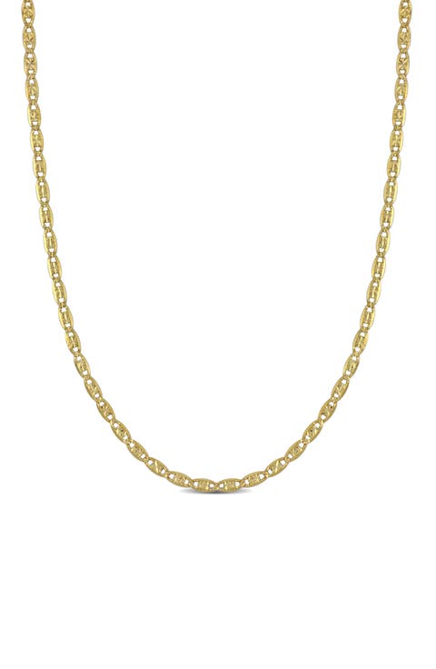 2mm Valentino Star Cut Chain Necklace