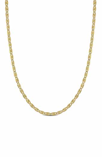2mm Valentino Star Cut Chain Necklace