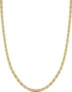 DELMAR 2mm Valentino Star Chain Necklace