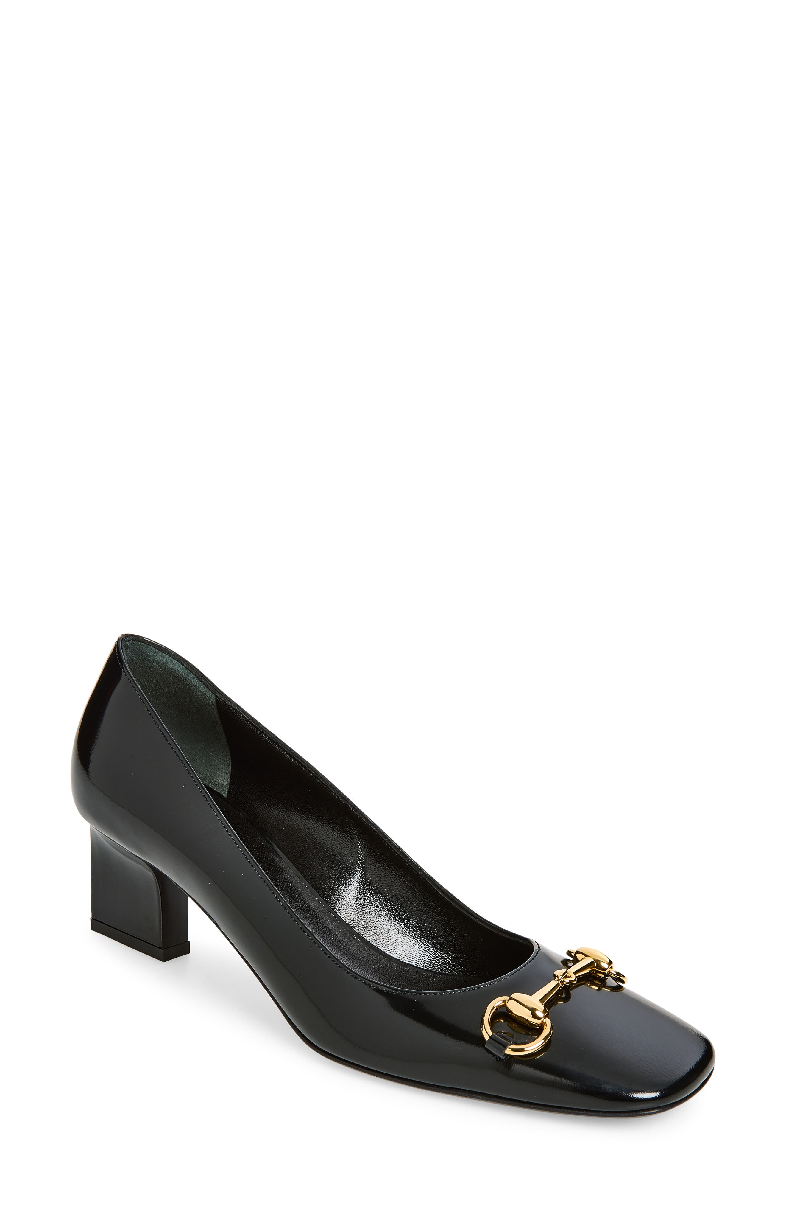 Signora Leather Horsebit Pump, Main, color, 1000 NERO