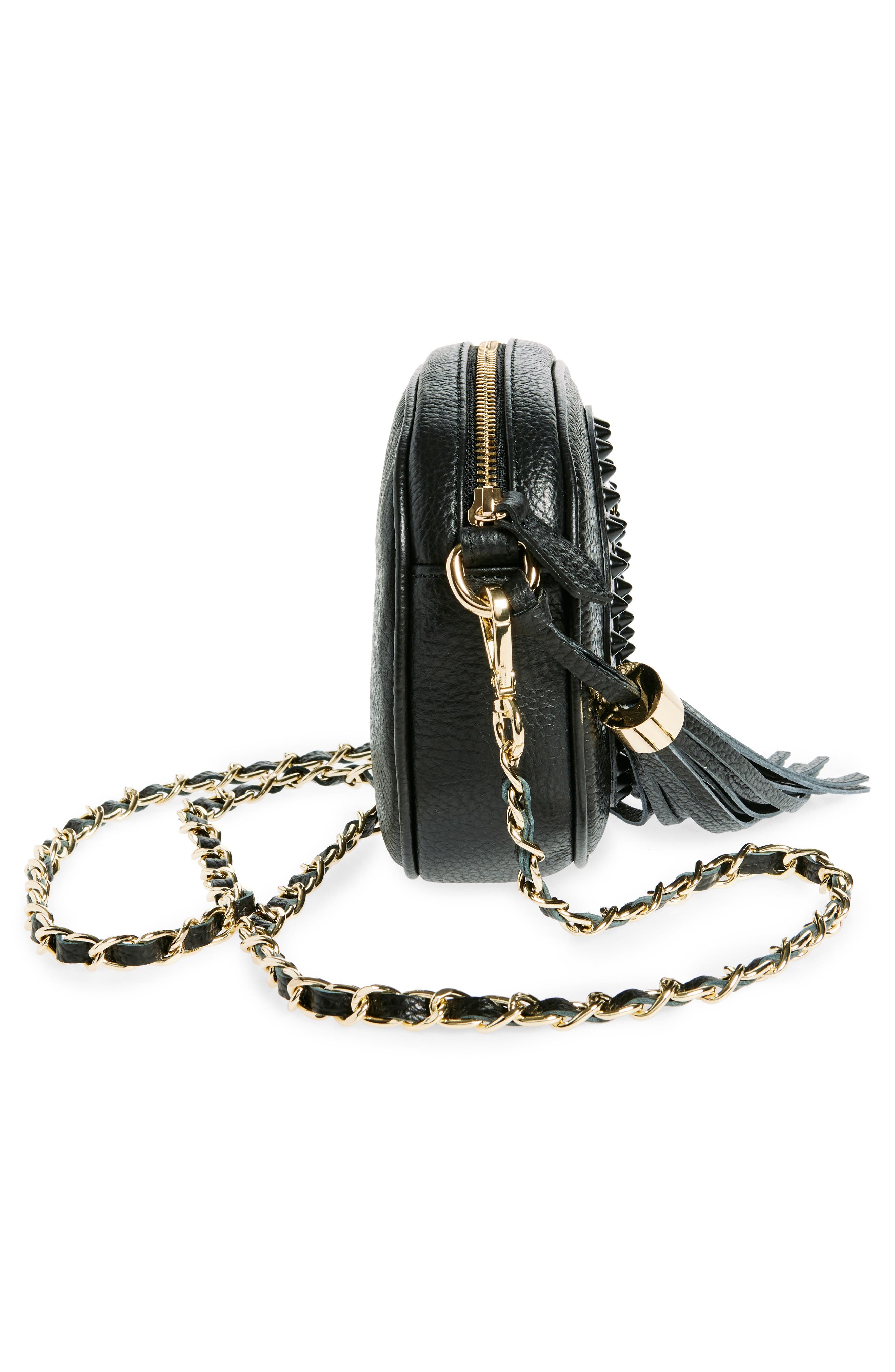 VALENTINO BY MARIO VALENTINO Nina Rock Leather Crossbody Bag, Alternate, color, 