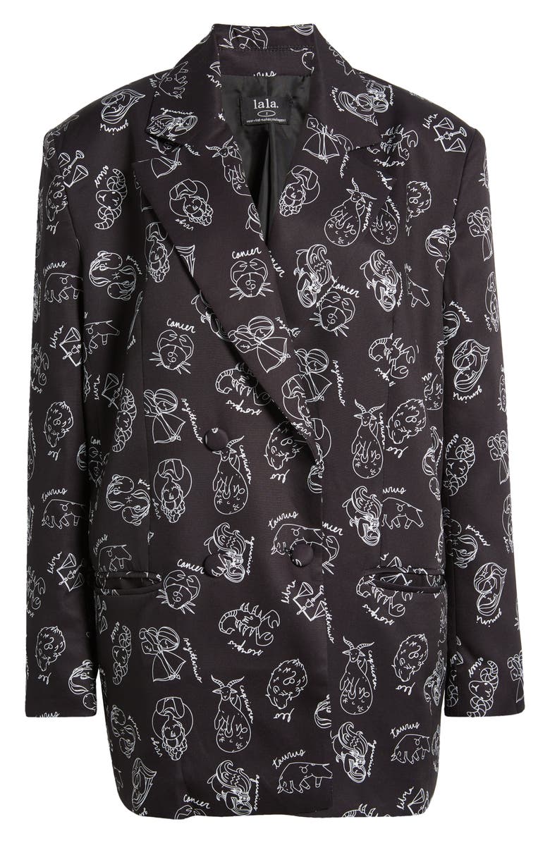 Dressed in Lala Boyfriend Blazer, Alternate, color, 