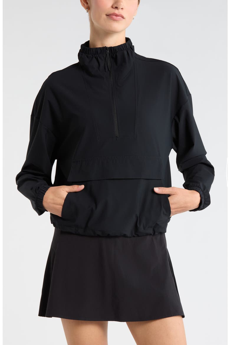 Transit Pullover Jacket, Alternate, color, BLACK