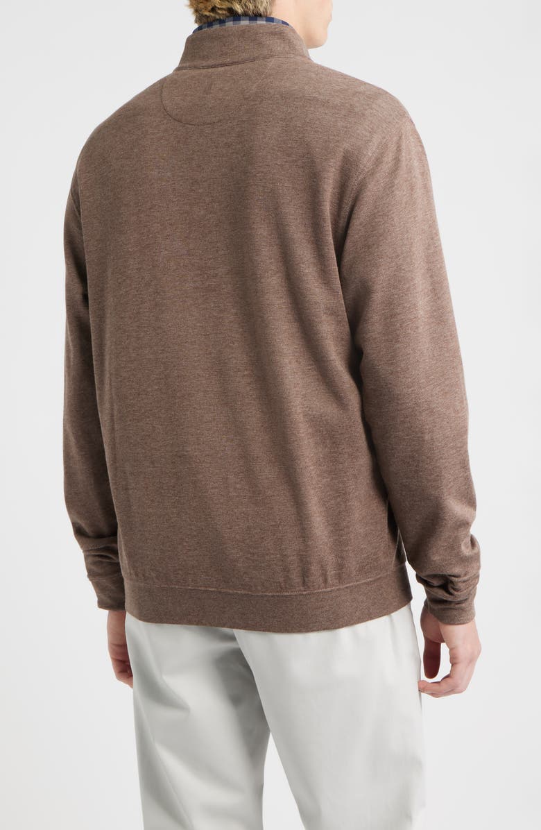 johnnie-O Sully Quarter Zip Pullover, Alternate, color, Grizzly