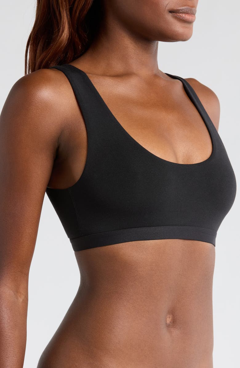 MeUndies Print Bralette, Alternate, color, Black