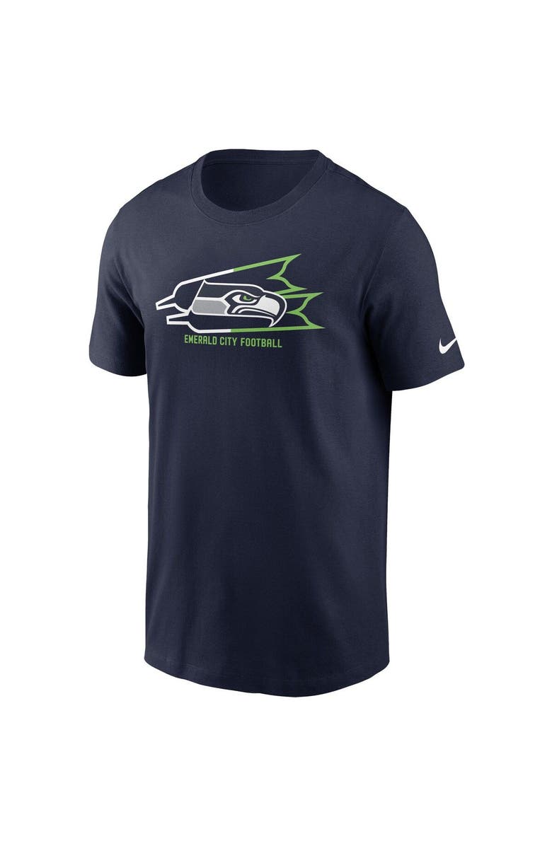 Nike Men's Nike College Navy Seattle Seahawks Essential Local Phrase T-Shirt, Alternate, color, Navy