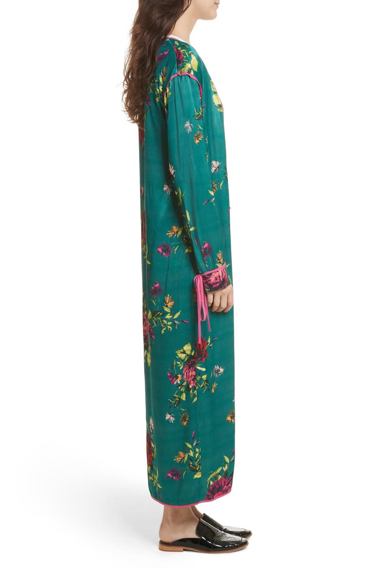 Kimono Duster, Alternate, color, GREEN