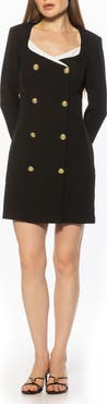 Alexia Admor Zuri Long Sleeve Double Breasted Blazer Dress