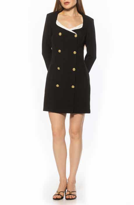 Alexia Admor Zuri Long Sleeve Double Breasted Blazer Dress
