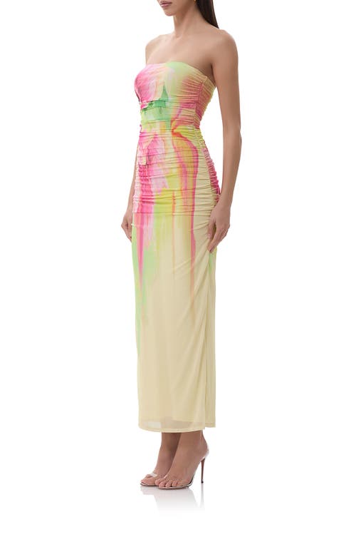 AFRM AFRM MARLO STRAPLESS MESH MAXI DRESS 