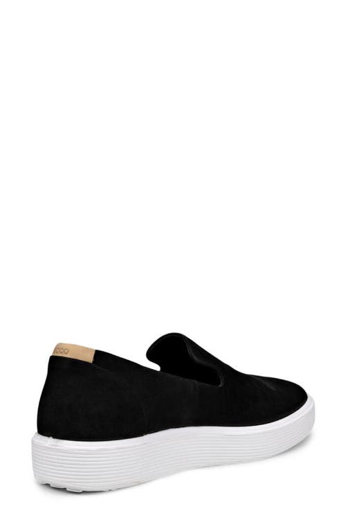 Ecco Soft 60 Slip-on Sneaker In Black
