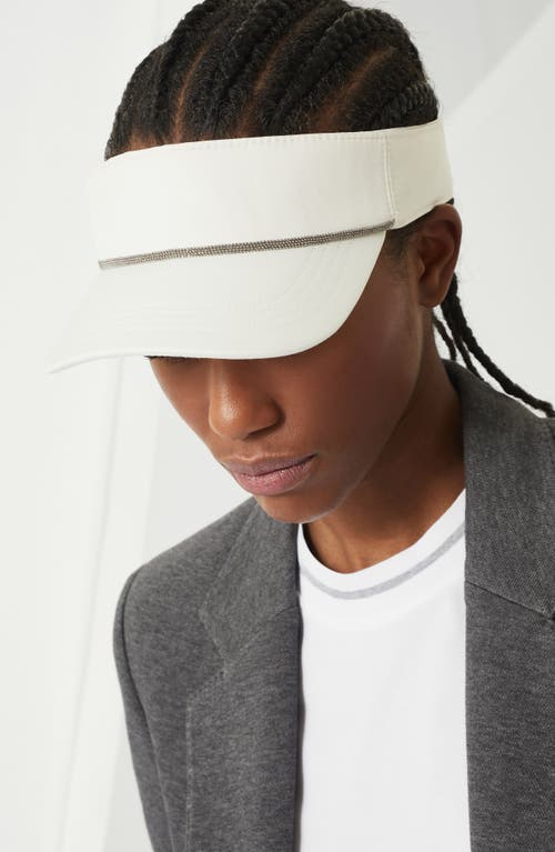 Brunello Cucinelli Crystal-embellished Cap