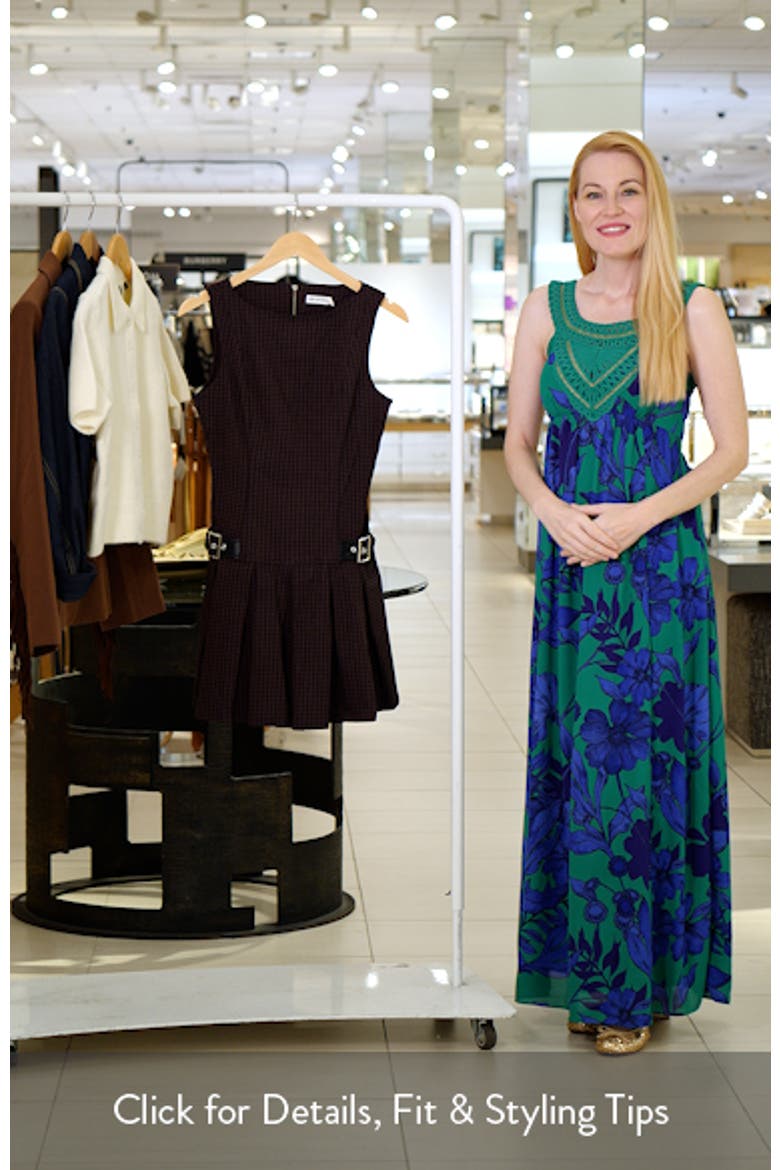 Pleated Boat Neck Minidress video