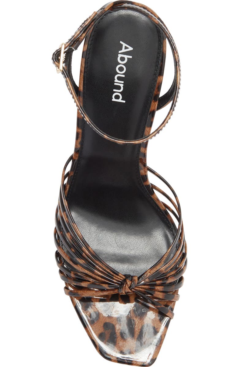 Abound Dulce Ankle Strap Sandal, Alternate, color, Brown Dark Leopard
