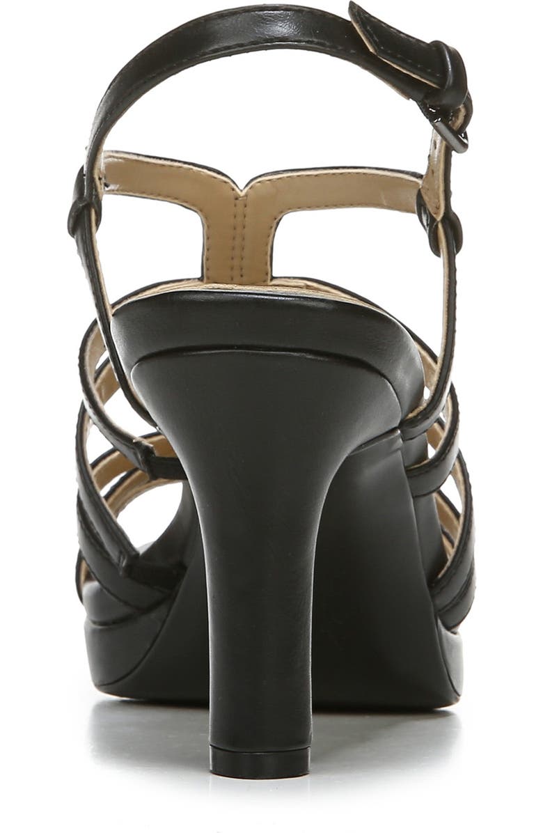 Naturalizer Baylor Strappy Slingback Sandal - Wide Width Available, Alternate, color, Black Smooth