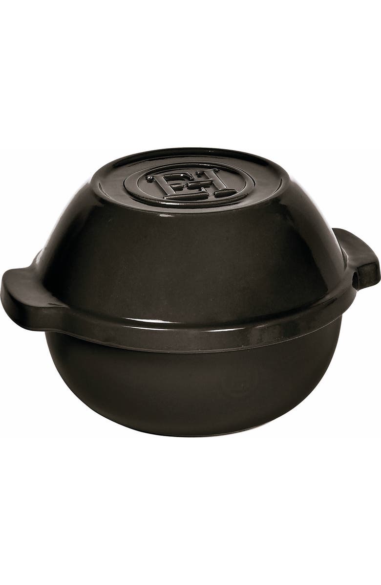 Emile Henry Bread & Potato Pot, Main, color, Charcoal