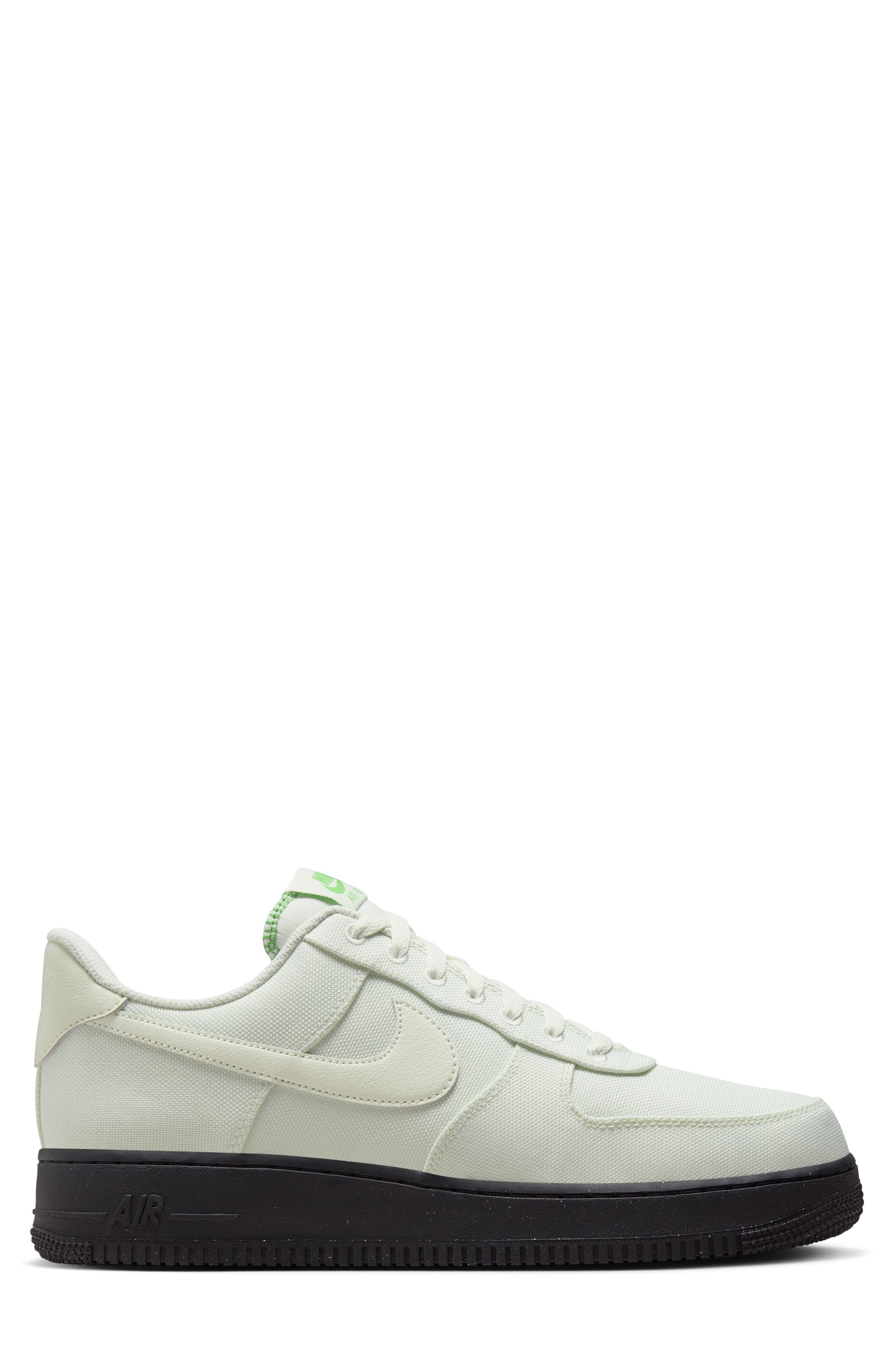 Nike Air Force 1 '07 LV8 Sneaker, Alternate, color, Sea Glass/ Black/ Chlorophyll