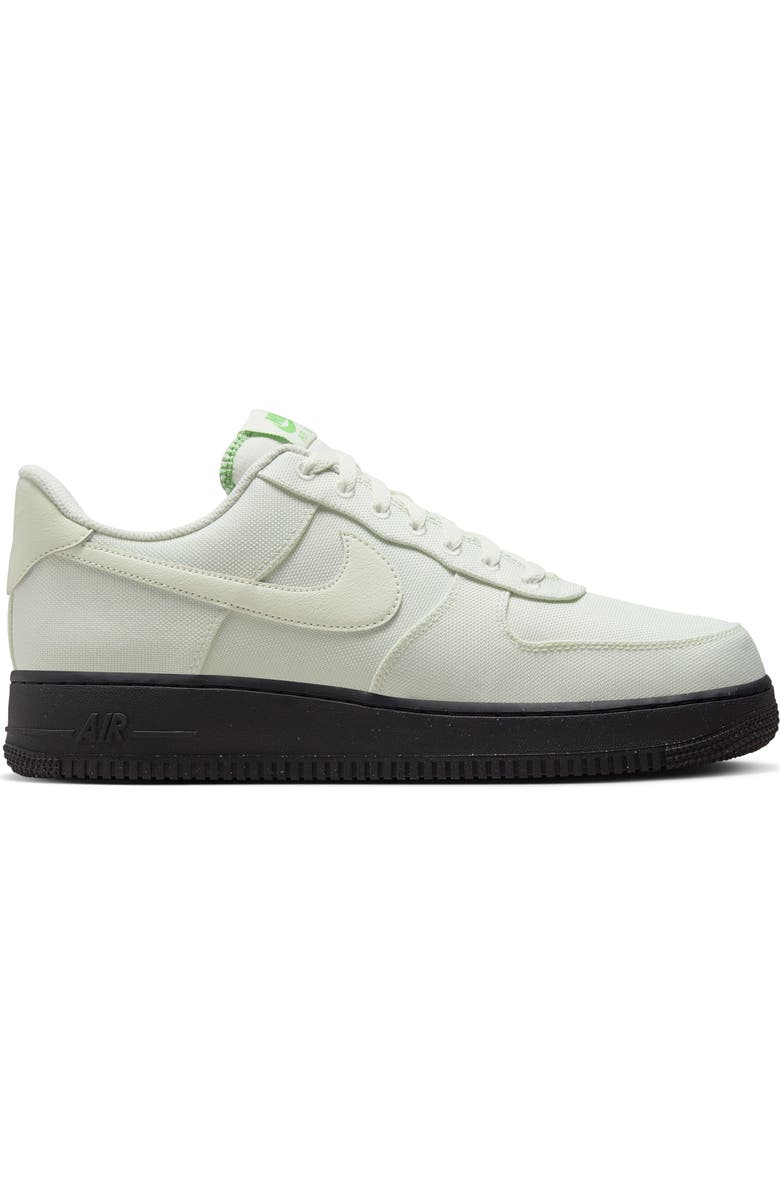 Nike Air Force 1 '07 LV8 Sneaker, Alternate, color, Sea Glass/ Black/ Chlorophyll