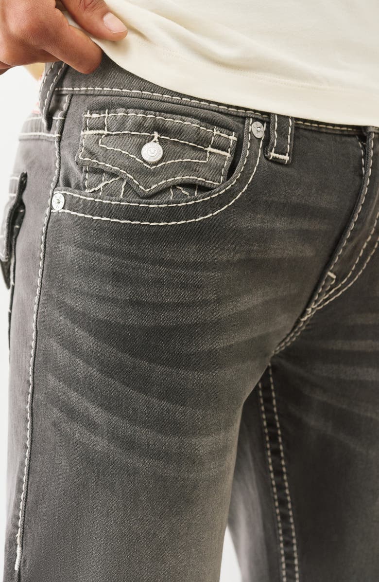 True Religion Geno Big T Slim Fit Jeans, Alternate, color, Grey Smores