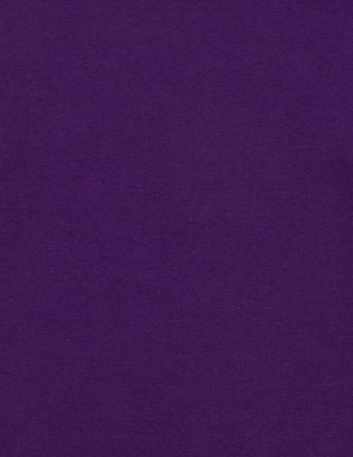 Leveret Kids Long Sleeve T-shirt, 100% Cotton, Solid Colors In Purple
