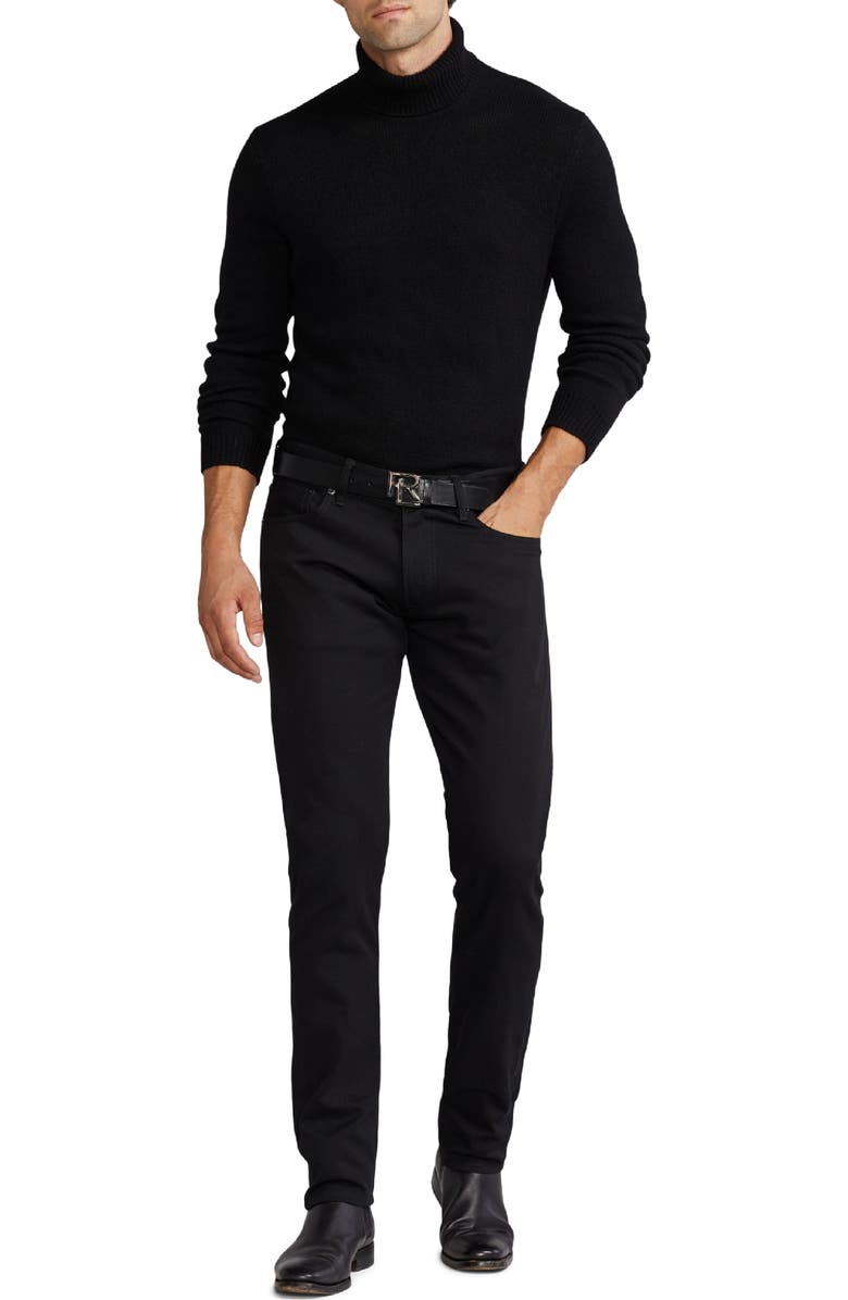 Ralph Lauren Purple Label Cashmere Turtleneck Sweater, Alternate, color,