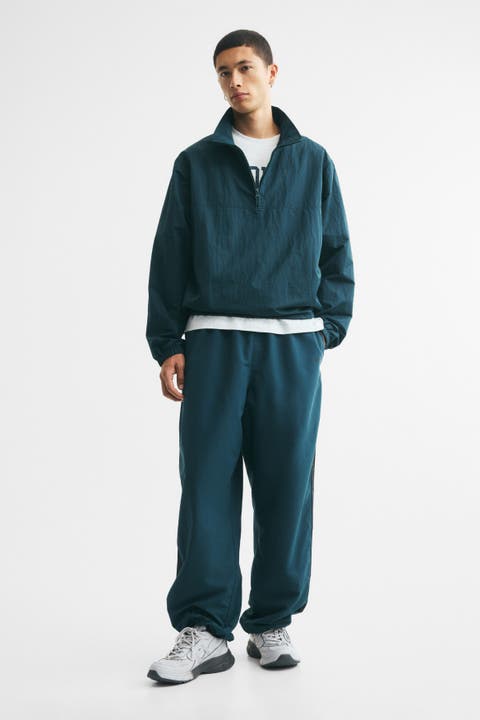 Loose-fit Nylon Track Pants