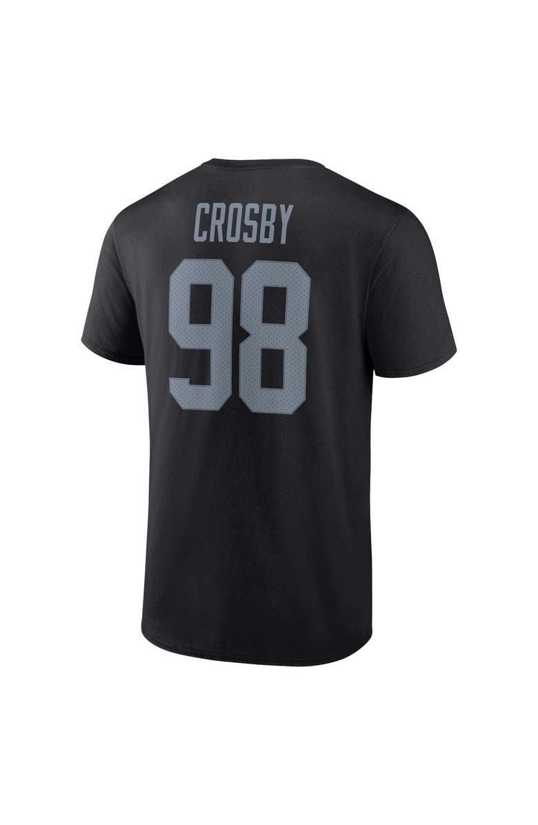FANATICS Men's Fanatics Maxx Crosby Black Las Vegas Raiders Player Icon Name & Number T-Shirt, Alternate, color, Black