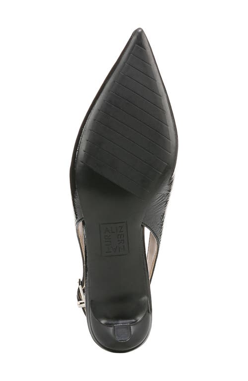 Naturalizer Nicolette Slingback Pointed Toe Kitten Heel Pump In Black