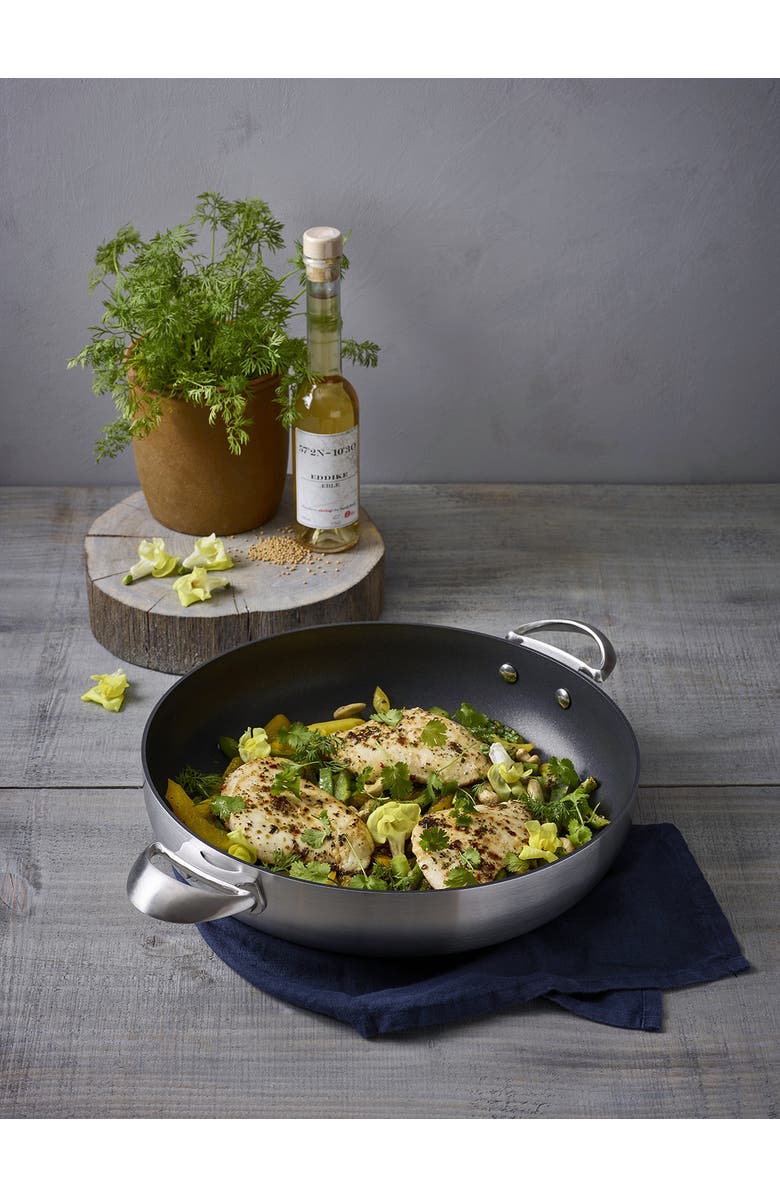 Scanpan CTX 12.75 Inch Nonstick Chef's Pan, 5.25 Quart, Stainless Steel, Alternate, color, Silver