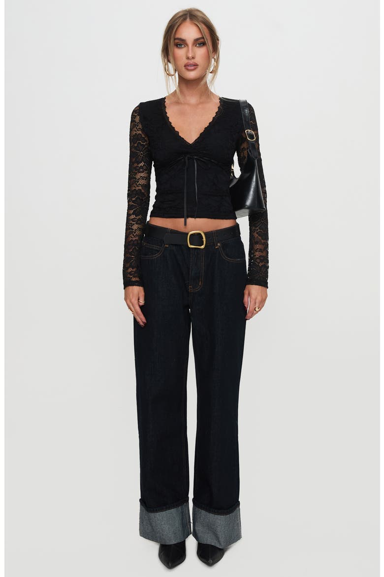 Temptation Incoming Lace Top, Alternate, color, BLACK
