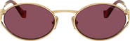 Miu Miu 54mm Oval Sunglasses