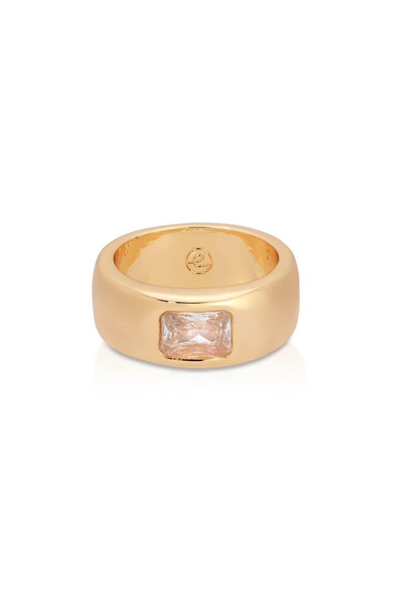 Treasure Cubic Zirconia Ring, Main, color, GOLD