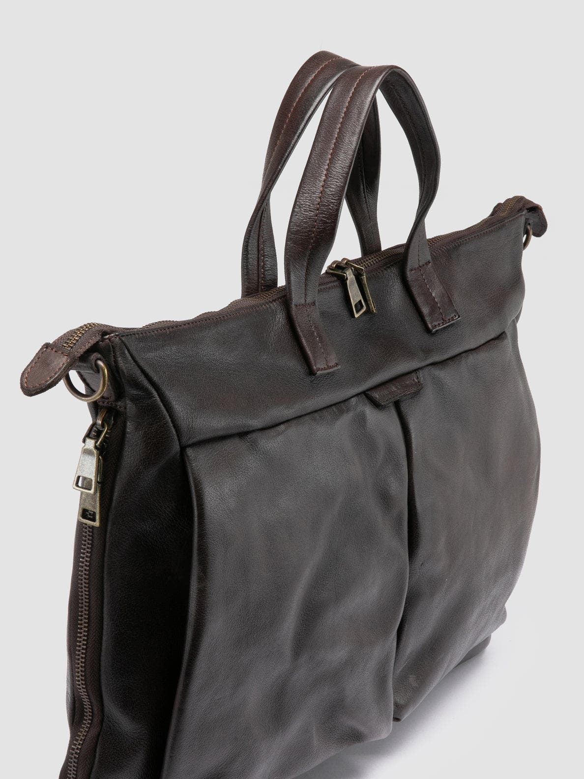 Officine Creative Helmet 046 Briefcase, Alternate, color, Brown