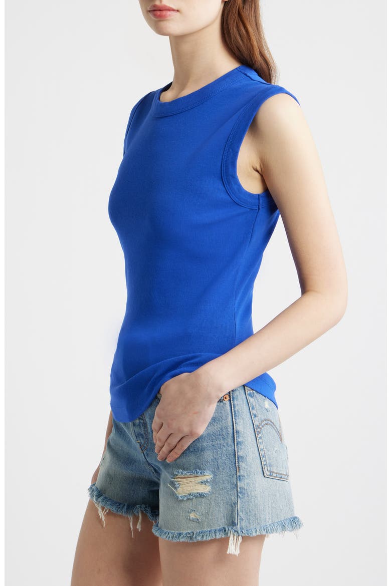 Murphy Cotton Tank, Alternate, color, BLUE