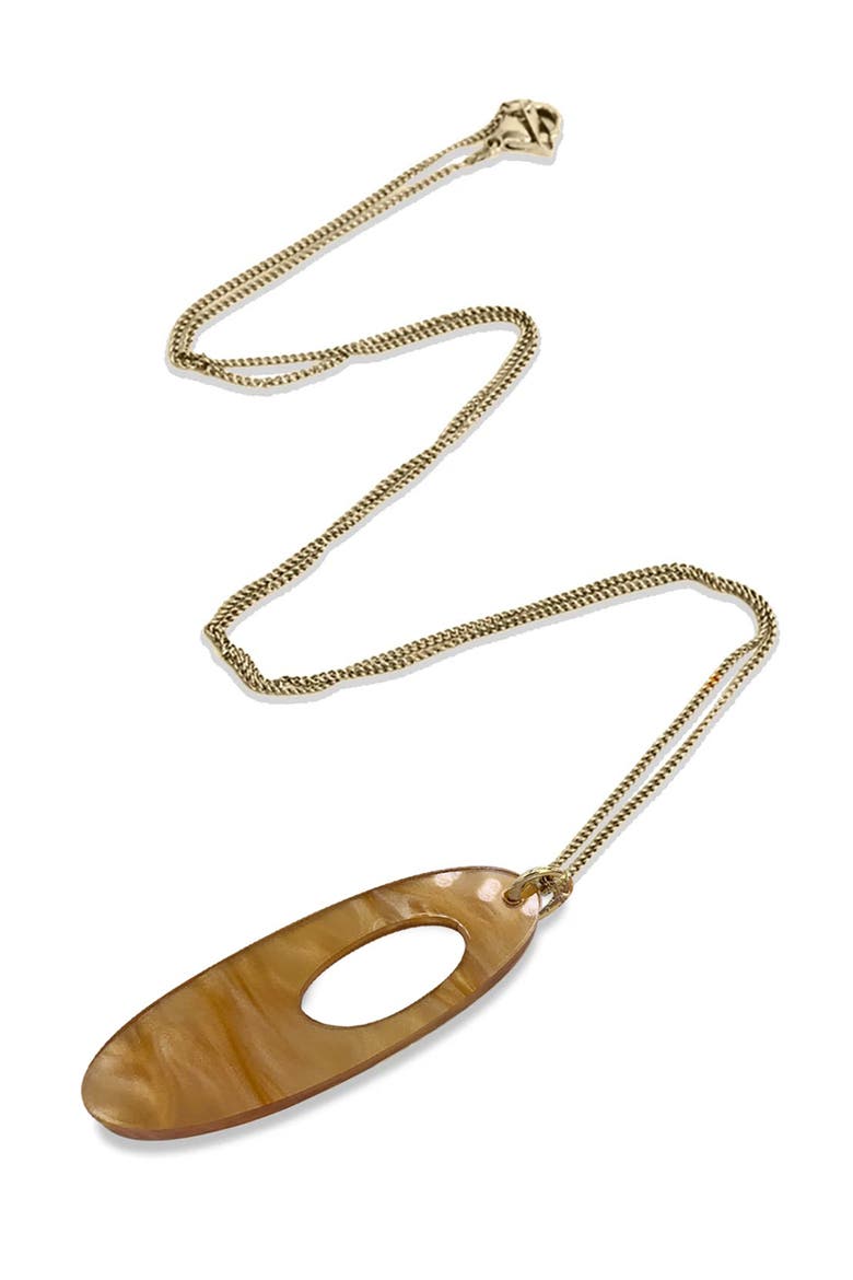 Hepworth Pendant - Caramel Swirl, Alternate, color, Caramel Swirl