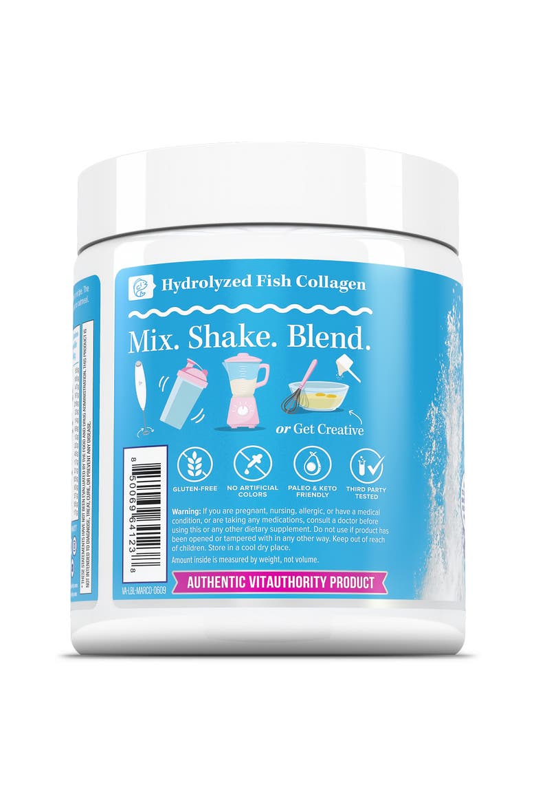 US Marine Collagen Protein Unflavored 180g Tub, Alternate, color, No Color