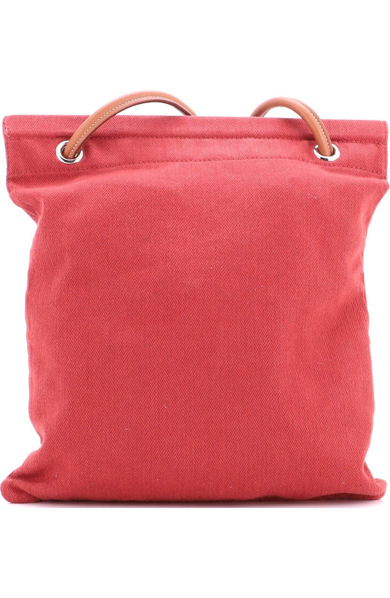 Pre-Owned Hermes Aline Bag Toile MM, Alternate, color, Rouge H