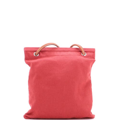 Pre-owned Hermes Hermes Aline Bag Toile Mm In Red