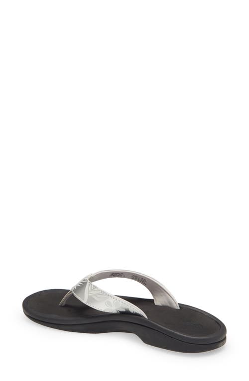 Olukai Ohana Flip Flop In Metallic
