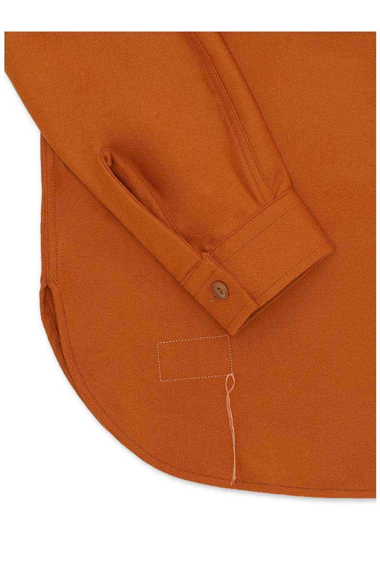 CPO Flannel Wool Overshirt, Alternate, color, ORANGE