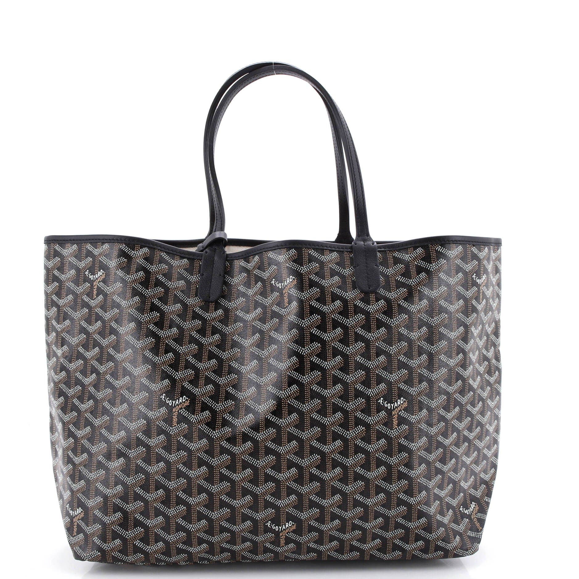 Pre-Owned Goyard Saint Louis Tote Printed Coated Canvas GM, Alternate, color, 