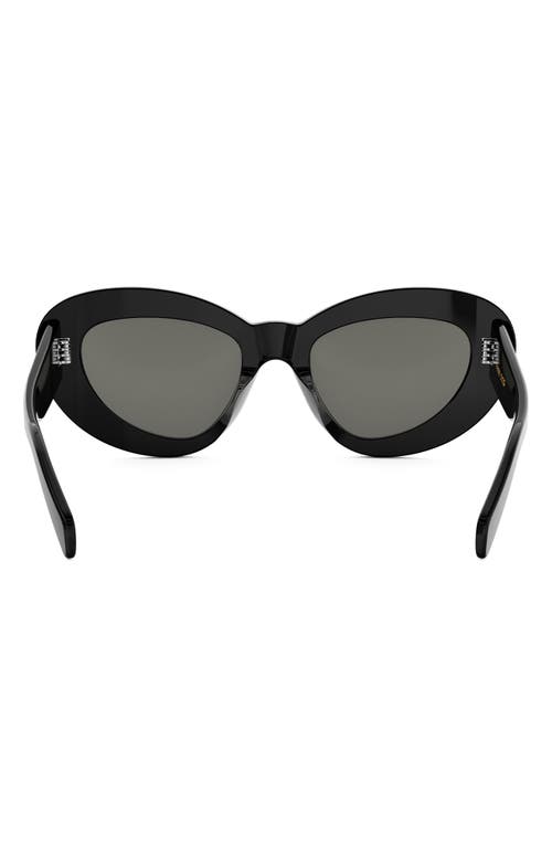 Celine Bold 3 Dots 52mm Cat Eye Sunglasses