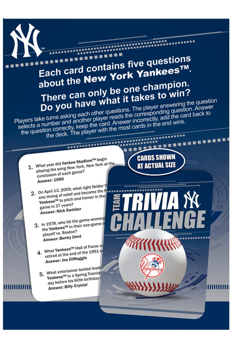 New York Yankees Trivia Challenge, Alternate, color, Multicolor