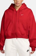 Nike Studio Fleece Oversize Cropped Hoodie